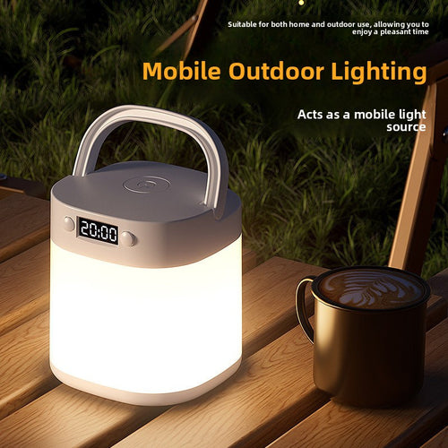 Rechargeable LED Camping Lantern – Clock & Remote Options