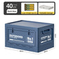 Foldable Side-Opening Camping Storage Box – Optional Wooden Top