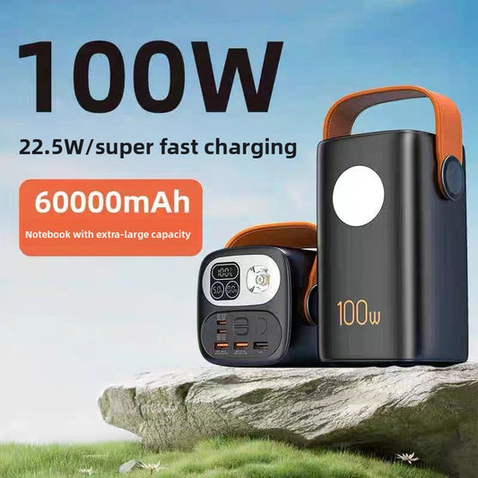 C60 60000mAh Power Bank – Up to 100W Fast Charging