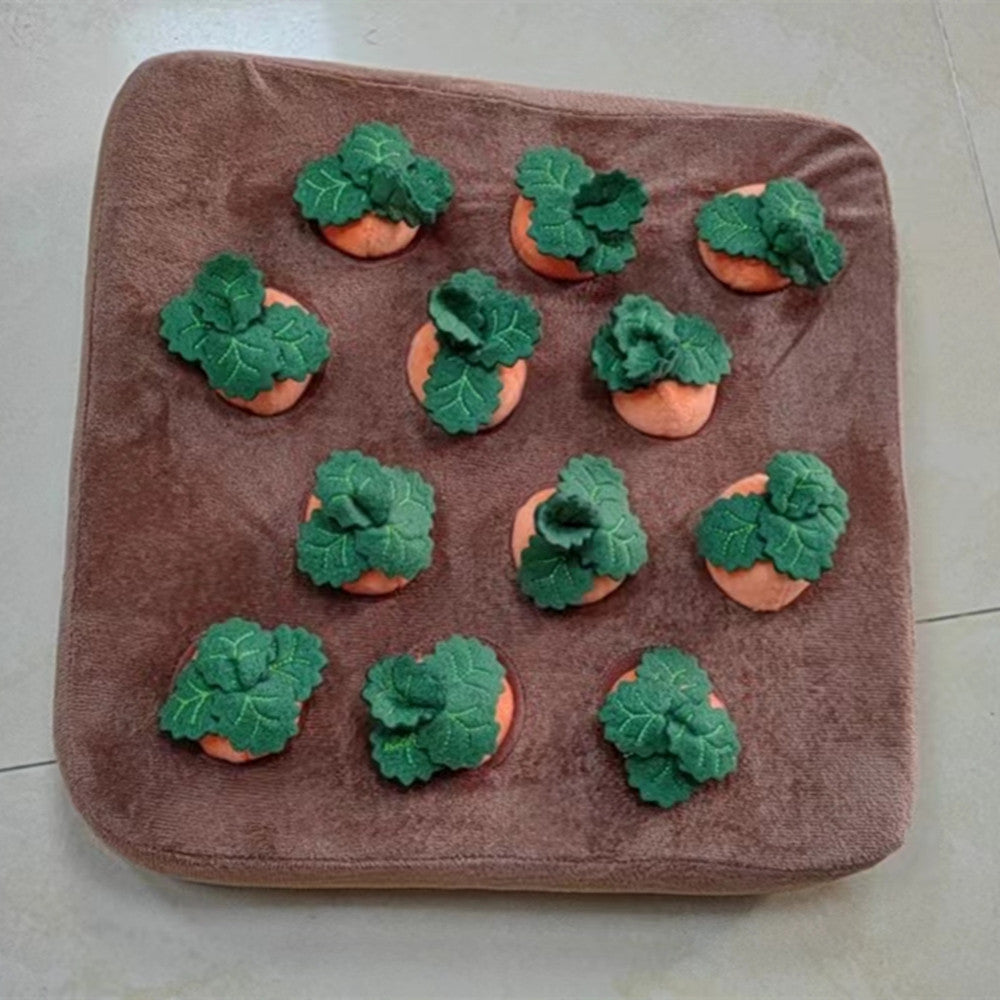 Carrot Sniff Snuffle Mat | Interactive Dog Enrichment Toy