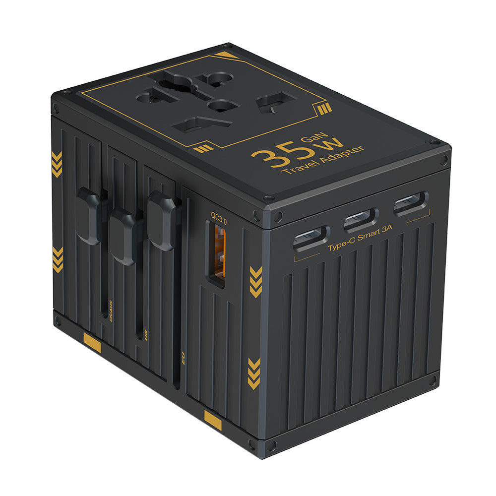 Y143 PD Travel Adapter with USB-A & USB-C | 35W, 45W & 65W