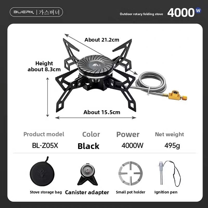 Portable Infrared Camping Stove – Burner & Kit Options