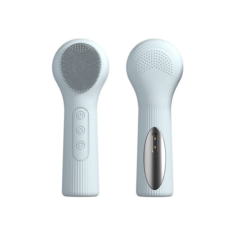 Rechargeable Heated Silicone Facial Cleansing Brush
