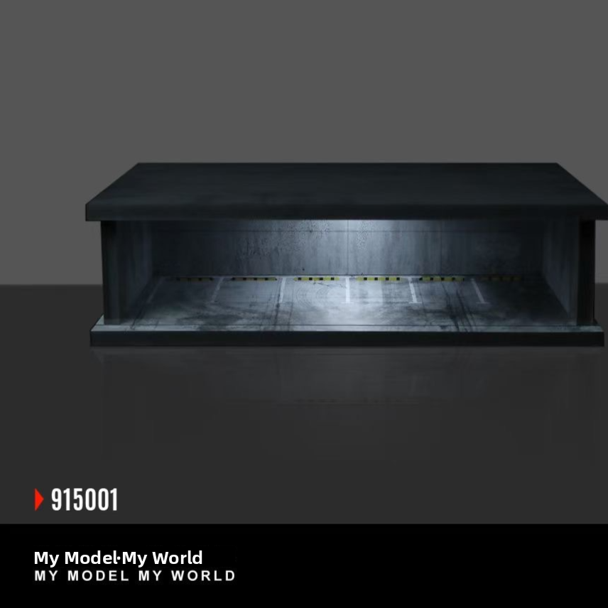 64 Scale Underground Parking Garage Light Version Assembly Model — QIUOLA | qiuola.com