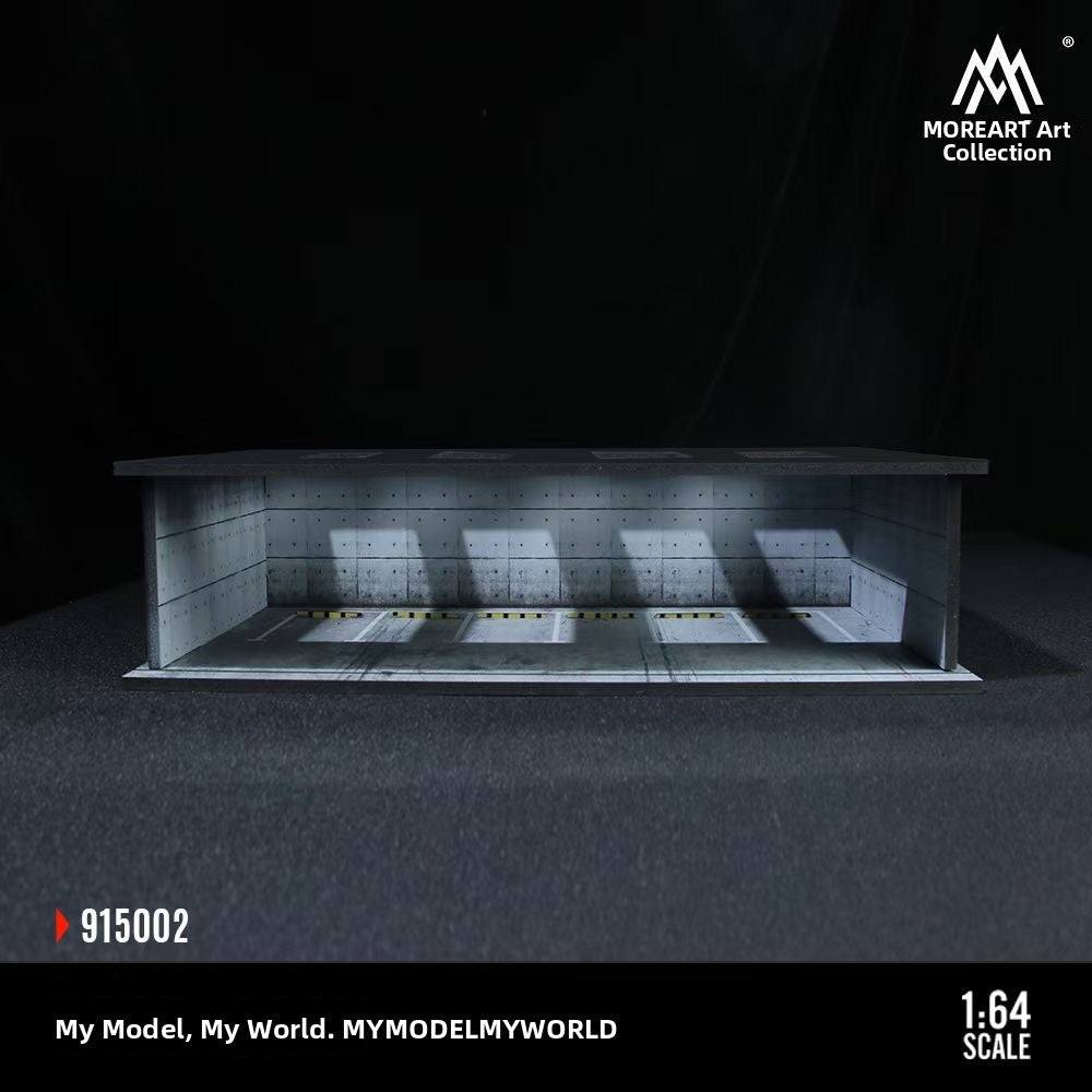 64 Scale Underground Parking Garage Light Version Assembly Model — QIUOLA | qiuola.com
