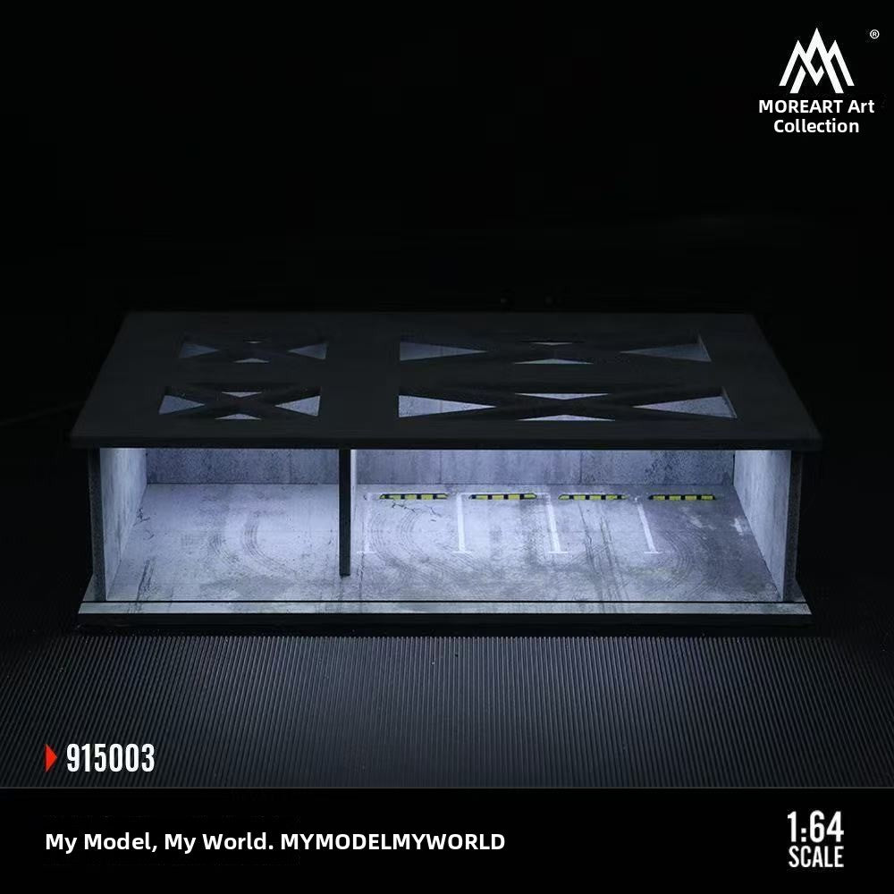 64 Scale Underground Parking Garage Light Version Assembly Model — QIUOLA | qiuola.com