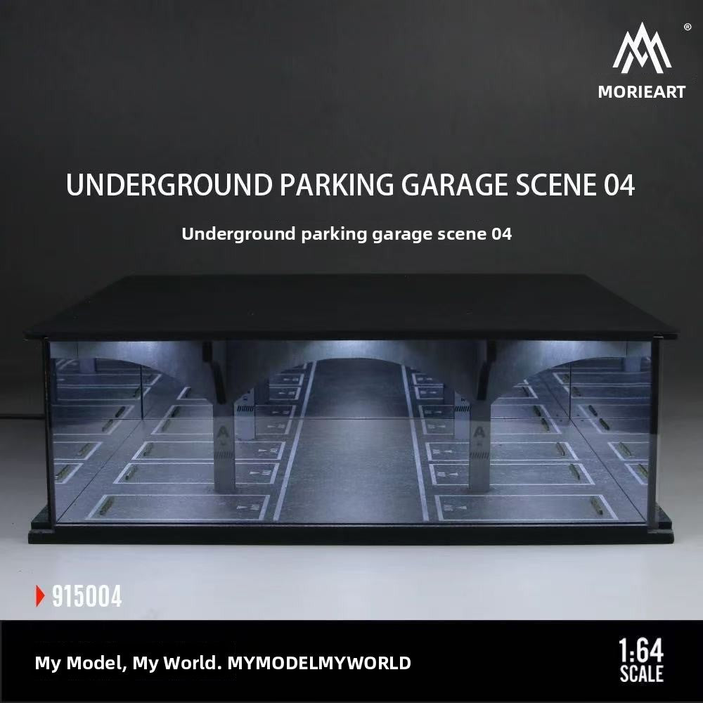 64 Scale Underground Parking Garage Light Version Assembly Model — QIUOLA | qiuola.com