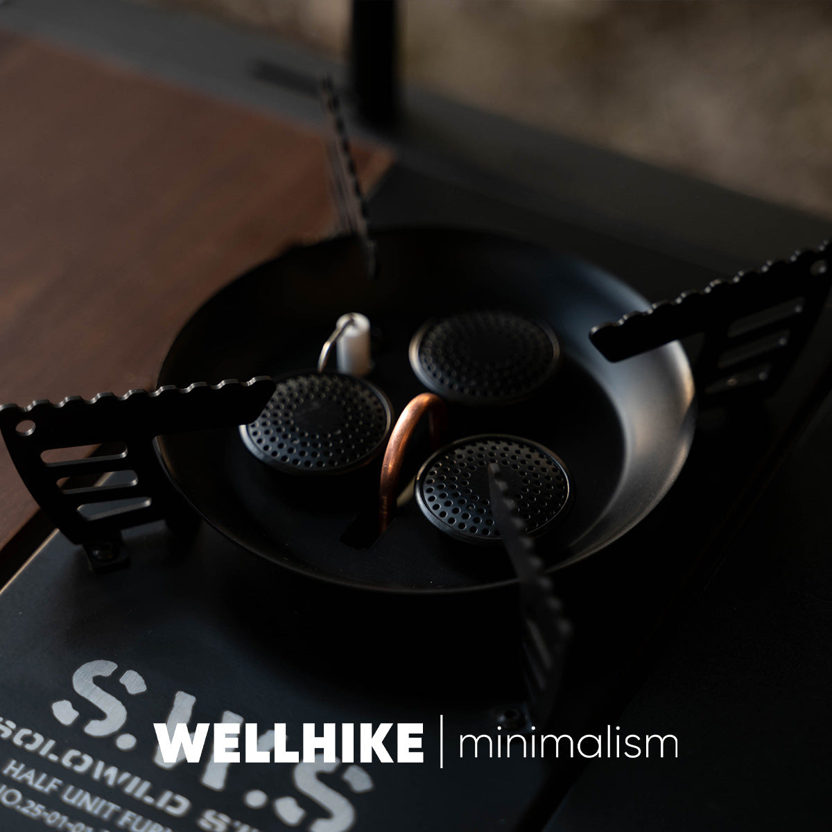 WellHike SWS Half-Unit IGT Three-Head Camping Gas Stove