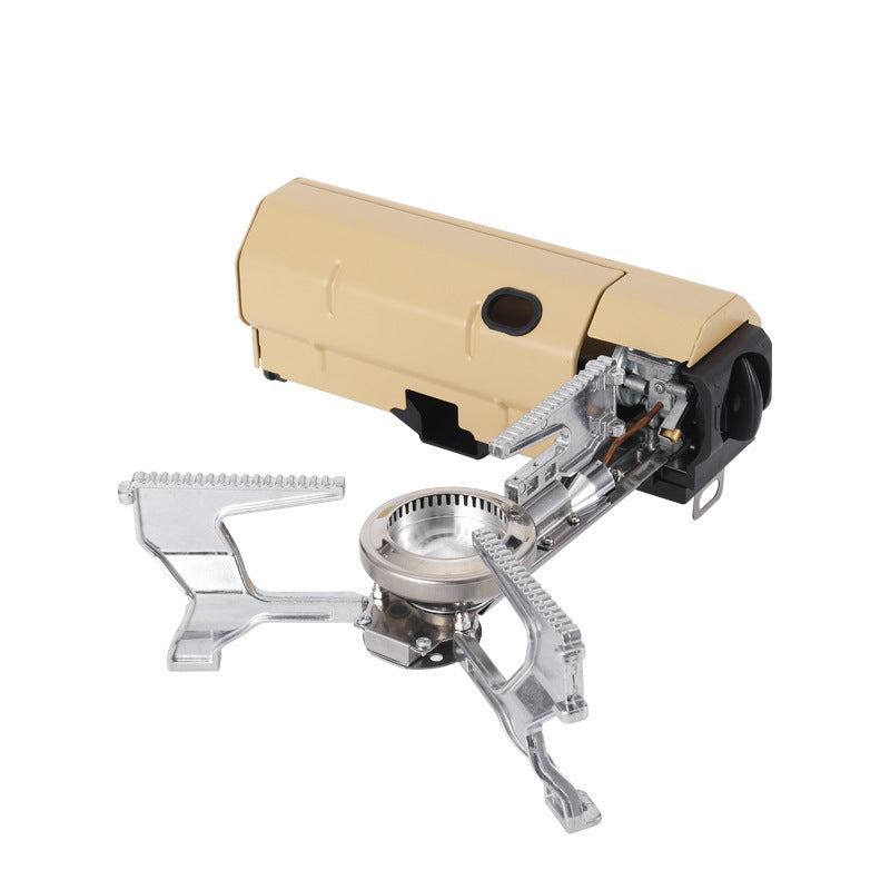 Portable Butane Camping Stove with Built-in Ignition