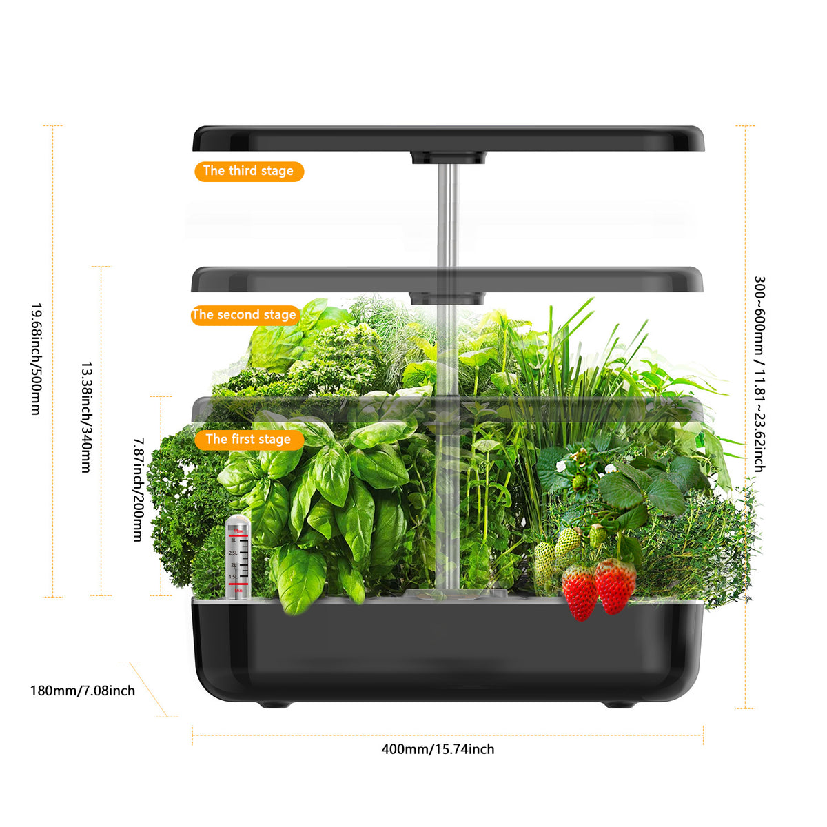 IGS-20 Indoor Hydroponic Growing System – 12 Plant Sites