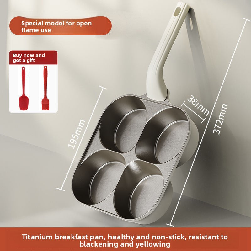 Non-Stick Breakfast Frying Pan – Four-Hole & 3-in-1 Models