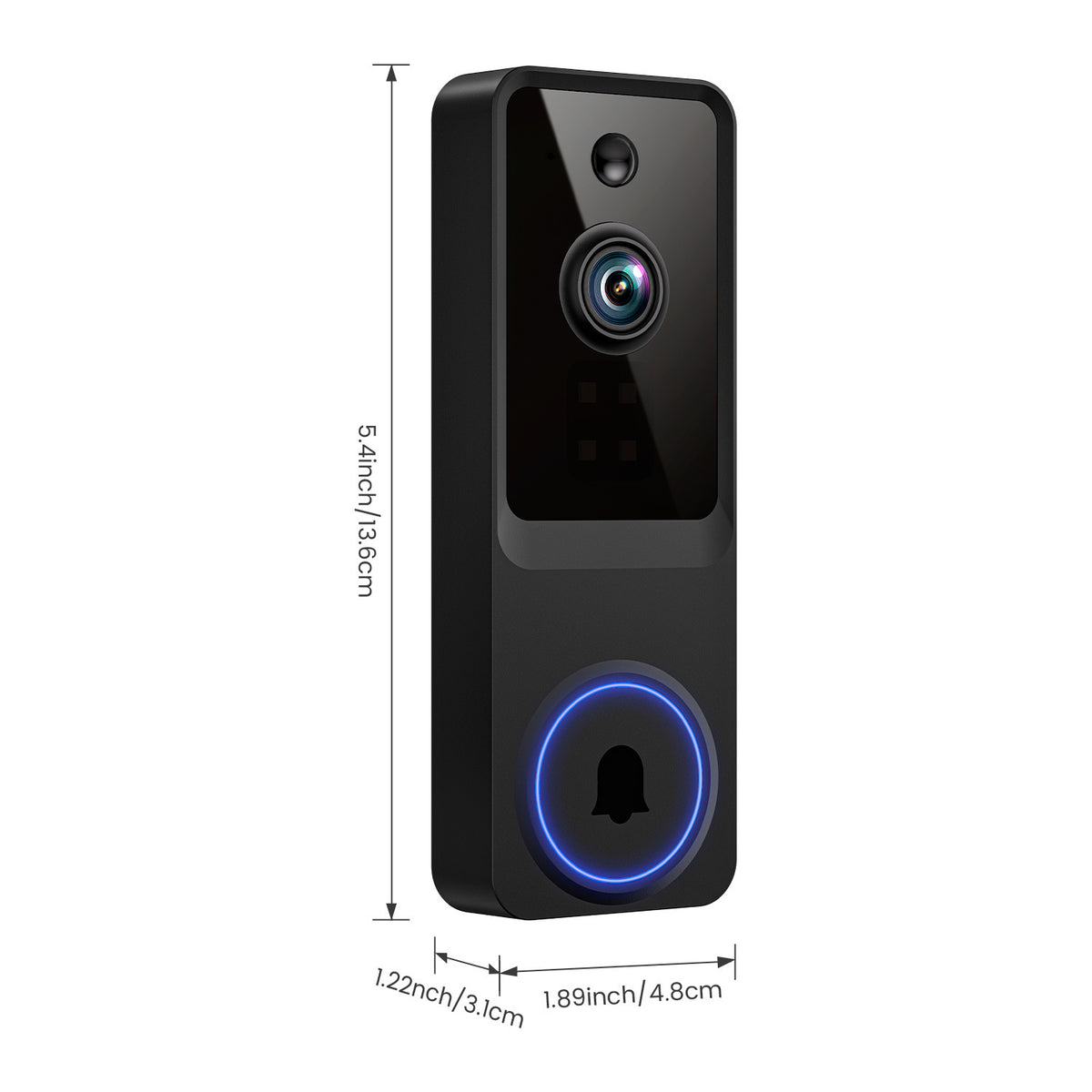 1080p Wi-Fi Video Doorbell with Night Vision & Two-Way Audio