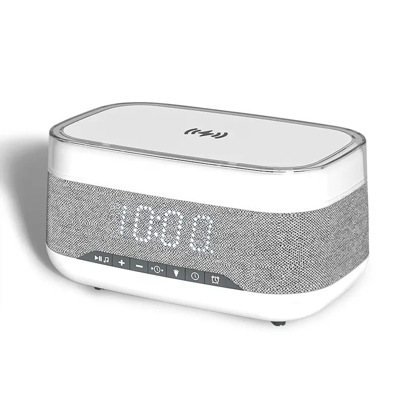 Glow Time 4-in-1 Smart Clock | Speaker & Wireless Charger