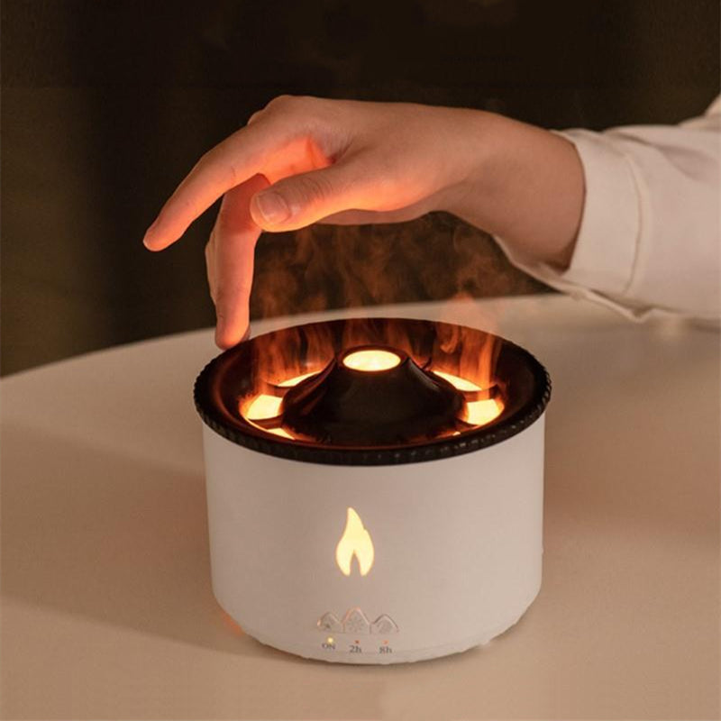 Volcano Flame Mist Diffuser | Aromatherapy Humidifier