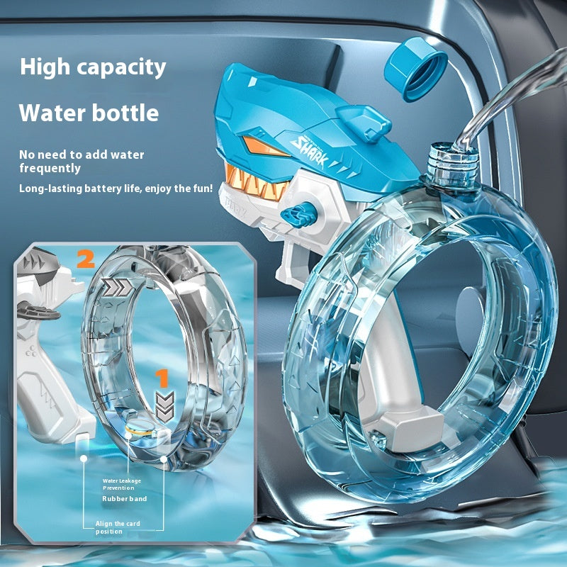 Shark Blast Electric Water Gun | Auto-Fire Summer Toy