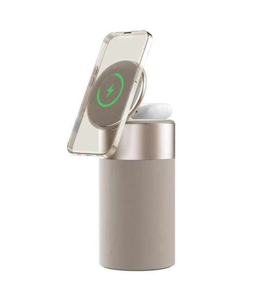 Glow Station 3-in-1 Wireless Charger Speaker & Lamp