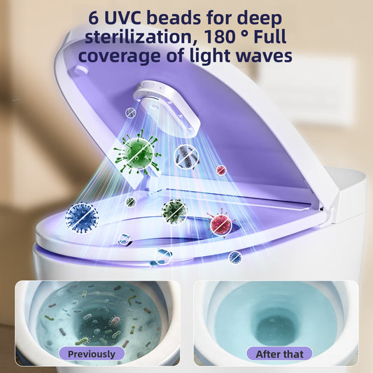 USB-Powered Sensor UV Lamp – White, 120 × 64 × 40mm