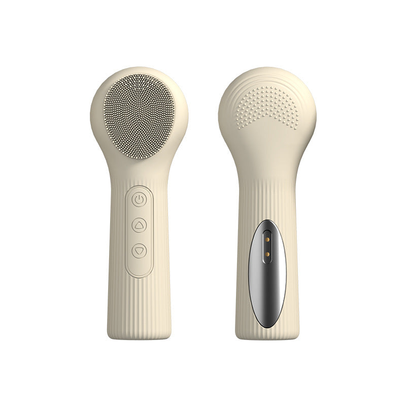 Rechargeable Heated Silicone Facial Cleansing Brush