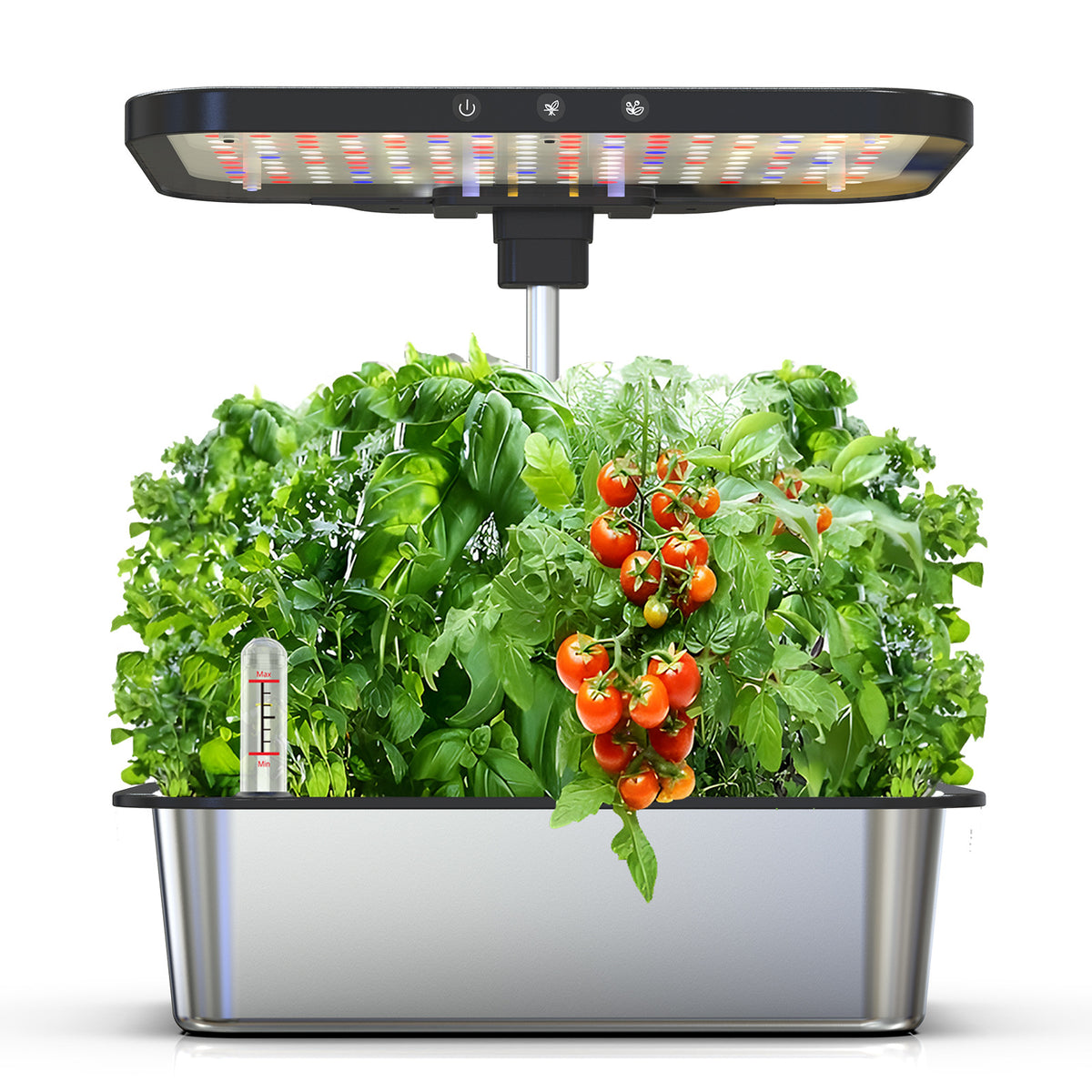 15-Pod Indoor Hydroponic Growing System with 24W LED Light