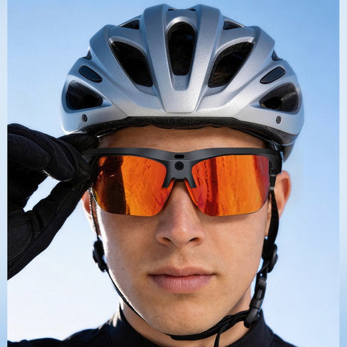 Lunettes caméra intelligentes E08 avec commandes tactiles et par bouton