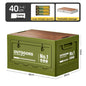 Foldable Side-Opening Camping Storage Box – Optional Wooden Top