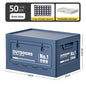 Foldable Side-Opening Camping Storage Box – Optional Wooden Top