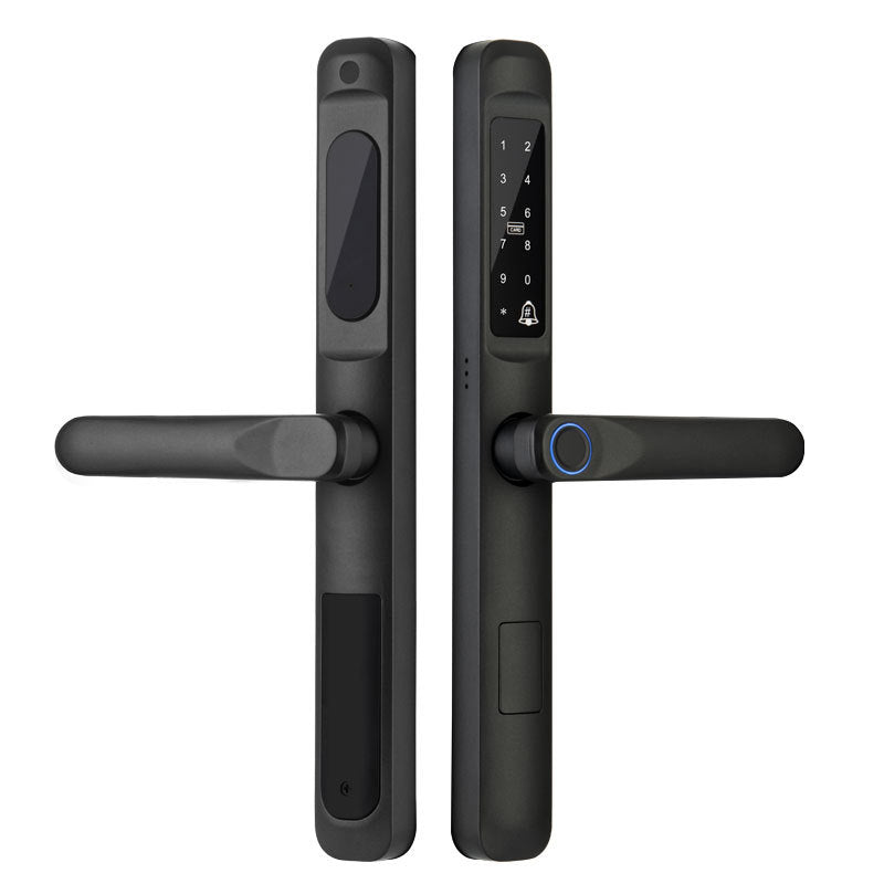Fingerprint Door Lock for Aluminium Doors – Black or Silver