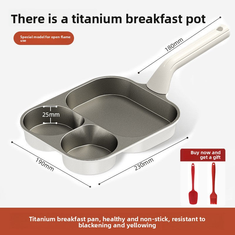 Non-Stick Breakfast Frying Pan – Four-Hole & 3-in-1 Models
