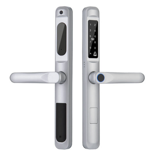 Fingerprint Door Lock for Aluminium Doors – Black or Silver