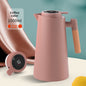 1L Insulated Thermal Jug with Wooden Handle