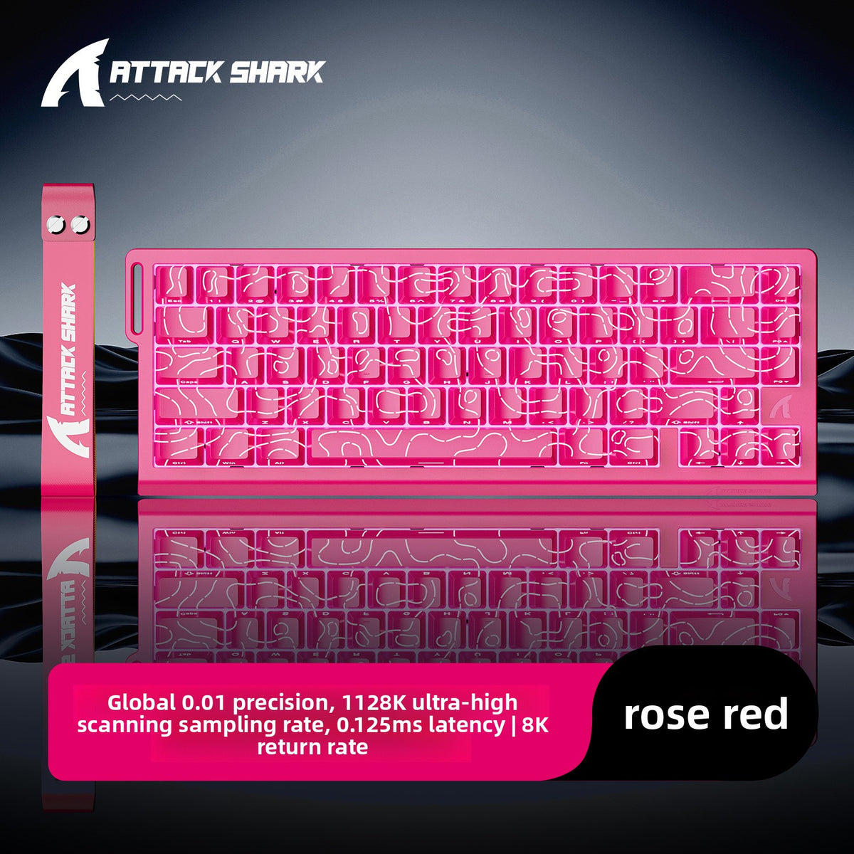 66-Key Magnetic Switch RGB Gaming Keyboard – Wired USB