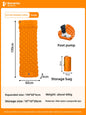Inflatable Camping Sleeping Mat – Foot-Pump & Pump Options