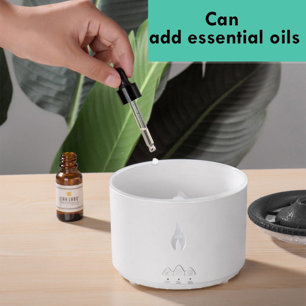 Volcano Flame Mist Diffuser | Aromatherapy Humidifier