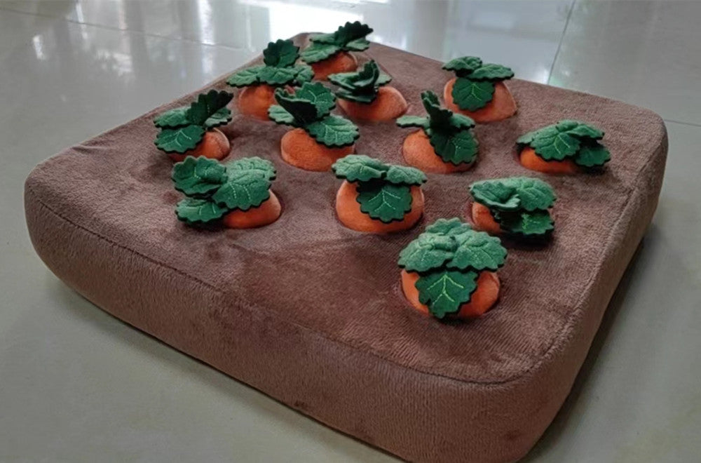 Carrot Sniff Snuffle Mat | Interactive Dog Enrichment Toy