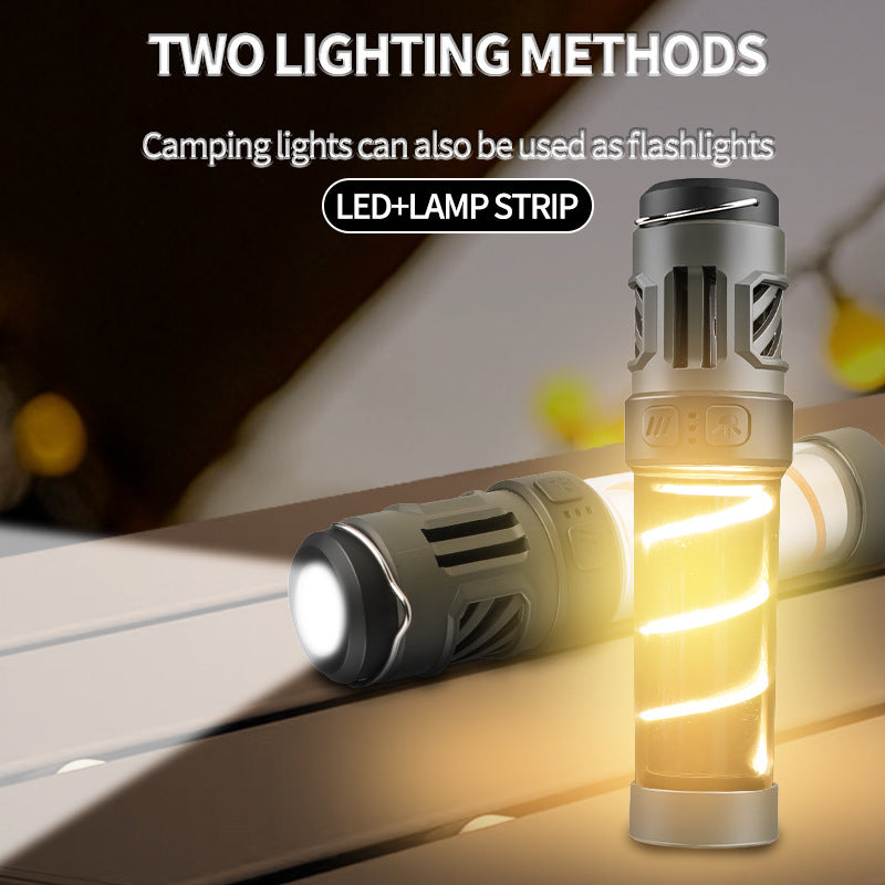 AH06 Rechargeable LED Camping Light with Repellent Function & Tripod