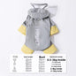Lightweight Four-Leg Dog Raincoat | XS–XXL