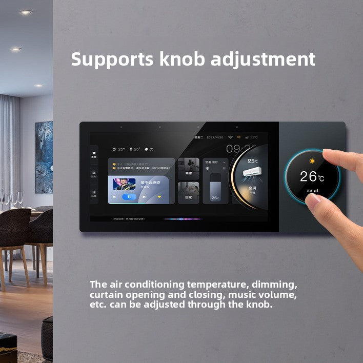 6-Inch Tuya Smart Home Control Panel – Relay or Music Version