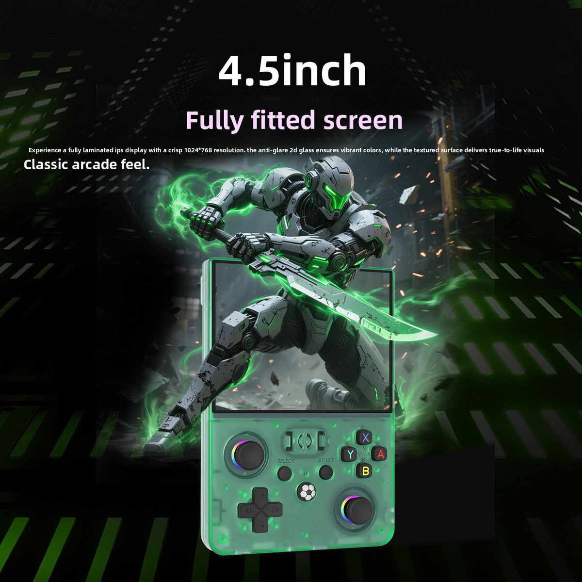 R36S MAX2 Retro Handheld Gaming Console – 4.5-Inch Screen