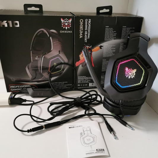 Casque gaming RGB ONIKUMA K10 – Sélectionnez la version de connexion