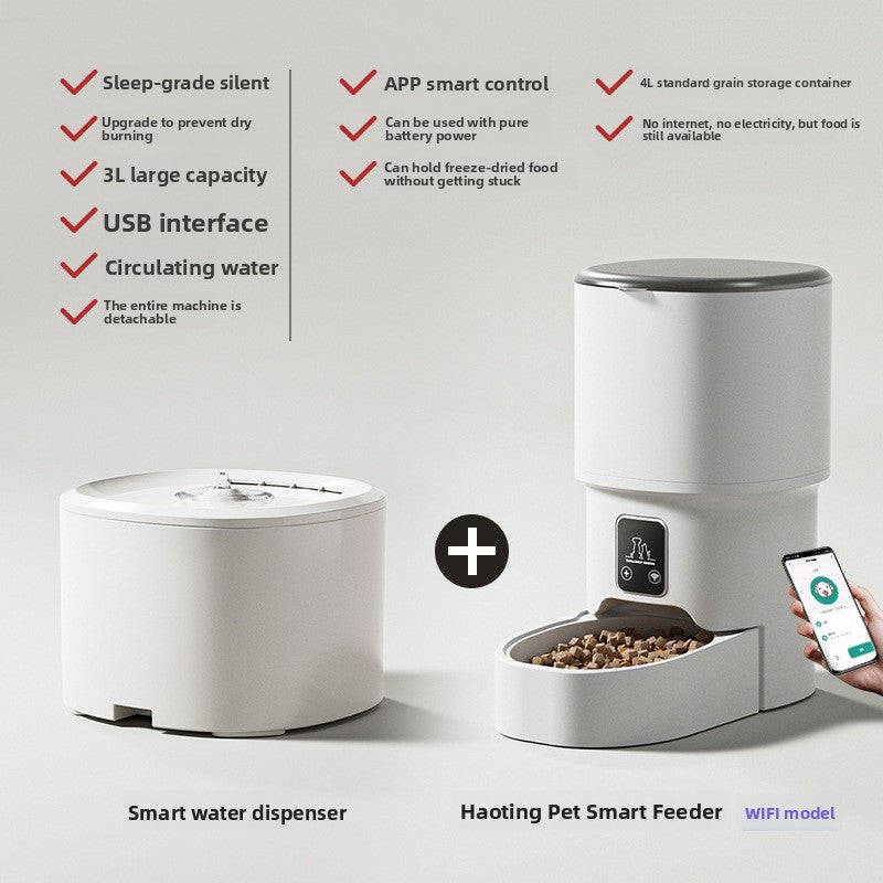 Automatic Pet Feeder – Timer, Wi-Fi & Video Options