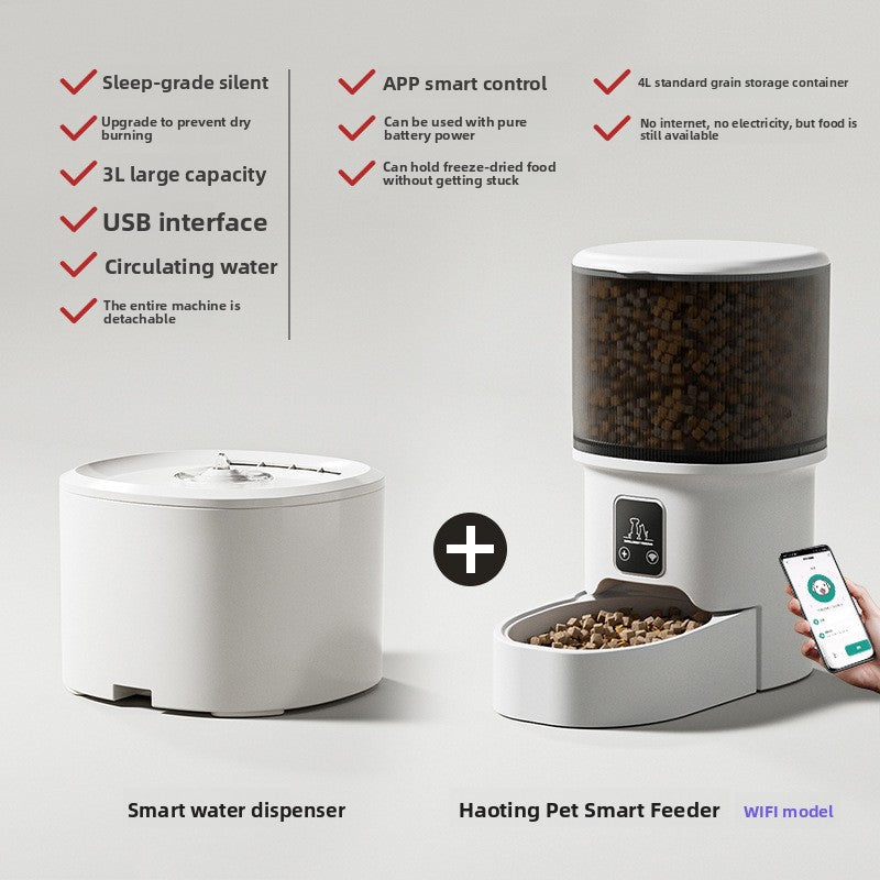Automatic Pet Feeder – Timer, Wi-Fi & Video Options