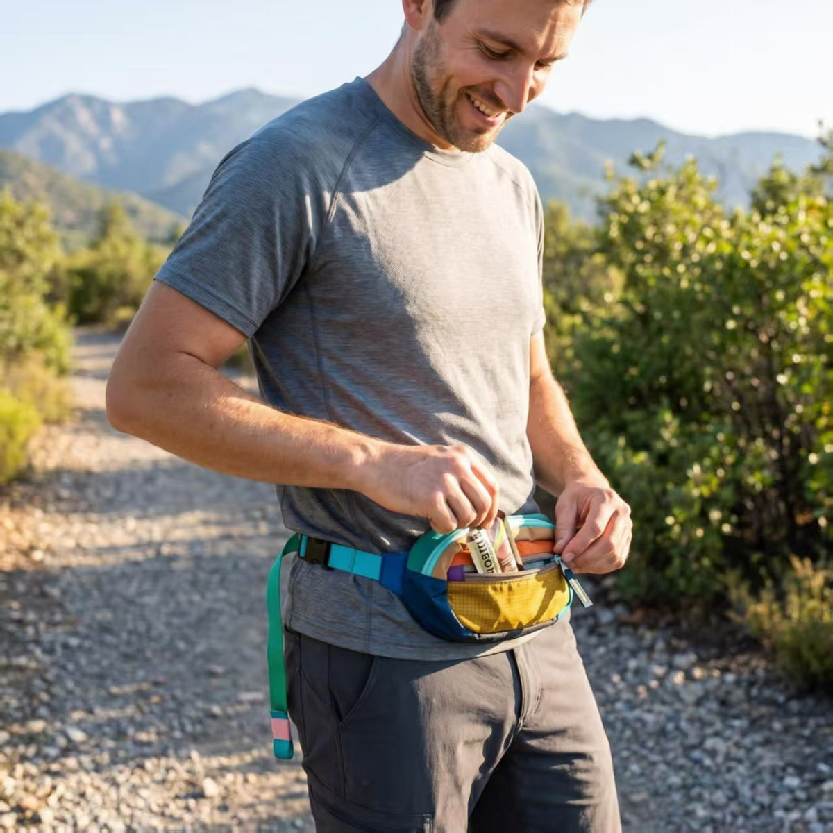 Ultra-Light Nylon Waist Bag & Crossbody Sports Pack