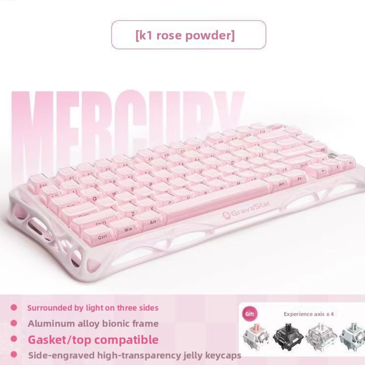 Tri-Mode Hot-Swappable Mechanical Gaming Keyboard with RGB