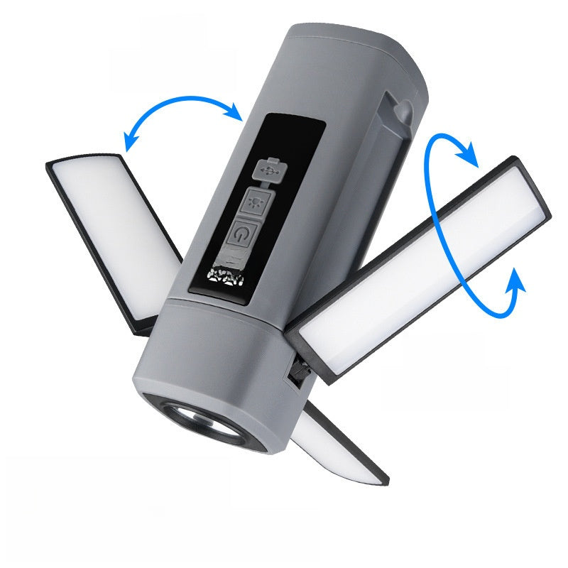 Rechargeable LED Camping Light with Magnetic Base & Hook