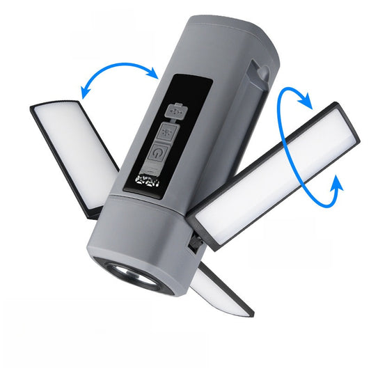 Rechargeable LED Camping Light with Magnetic Base & Hook