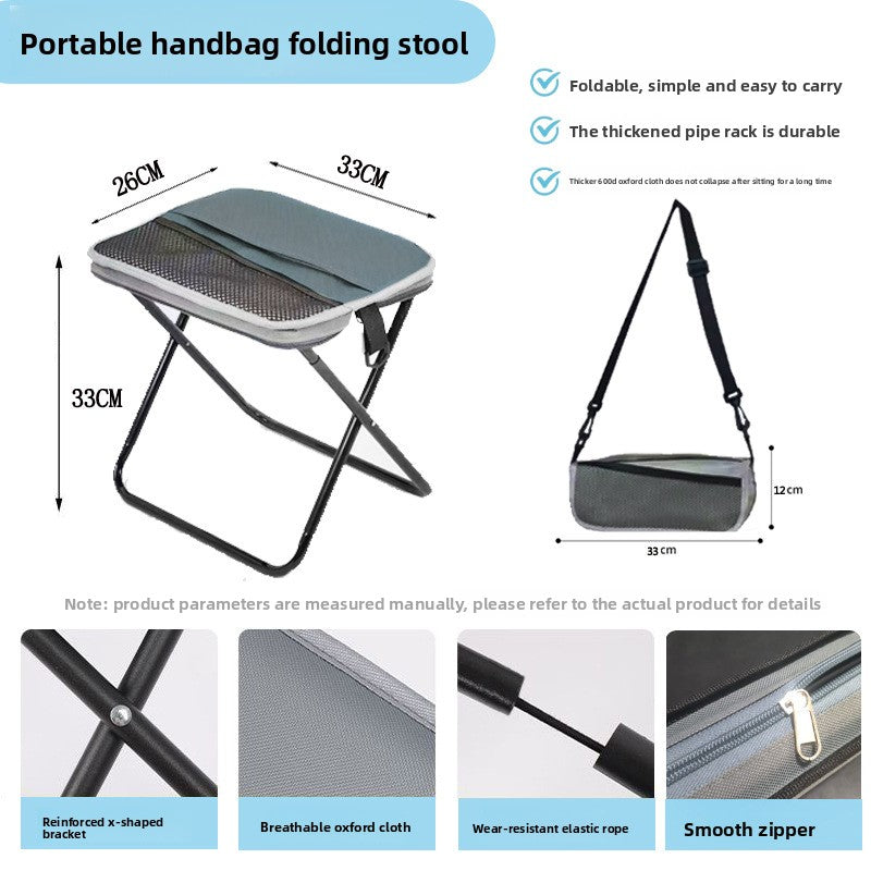 Portable Folding Camping Chair – Steel Frame