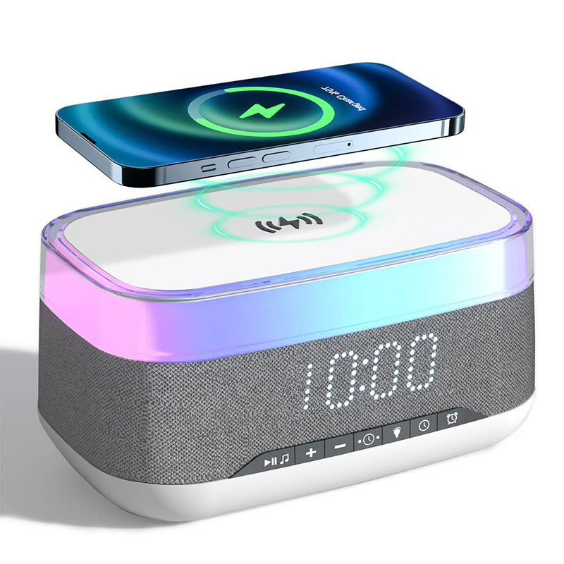 Glow Time 4-in-1 Smart Clock | Speaker & Wireless Charger