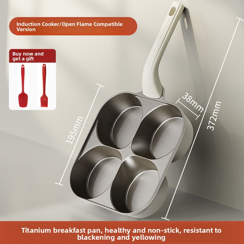 Non-Stick Breakfast Frying Pan – Four-Hole & 3-in-1 Models