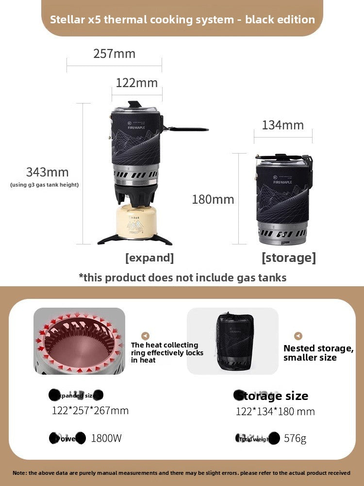 Stellar X5 Camping Stove & Pot Set