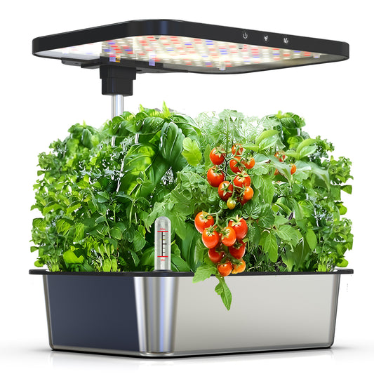 15-Pod Indoor Hydroponic Growing System with 24W LED Light